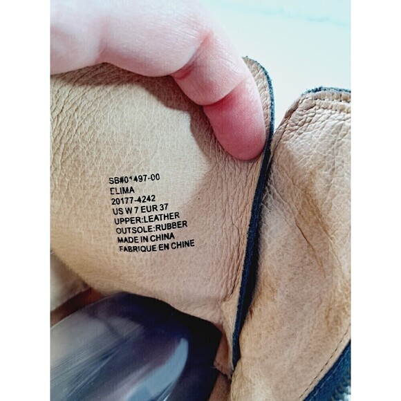 Olukai~ Elima Green Suede Ankle Boots~ Buckle~ Excellent~ Women’s Size 7 - Picture 6 of 7